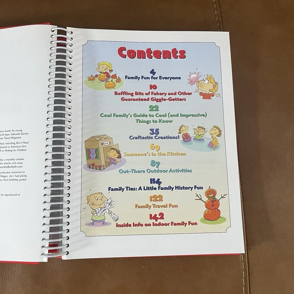 Fun Family‎ Activities Hardcover Book - Games Crafts Recipes & More Fun Ideas